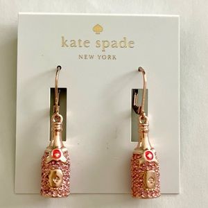 Kate Spade Make Magic Champagne Drop Earrings NWT